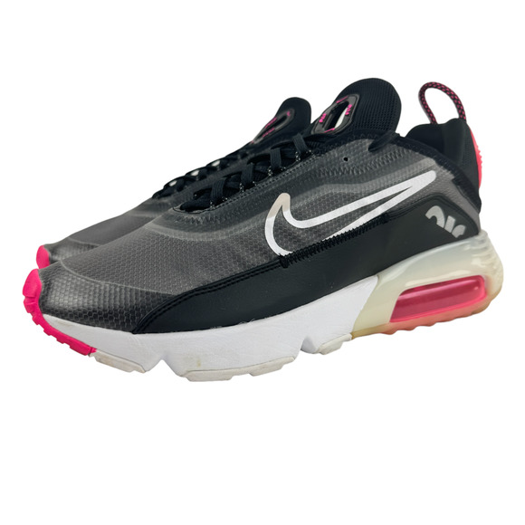 Nike Air Max 2090 Women's Shoes Size 11.5 Black Pink Silver DA4284-001 Lace Up - Picture 2 of 11